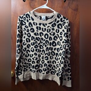 A.New.Day Leopard Print Sweater